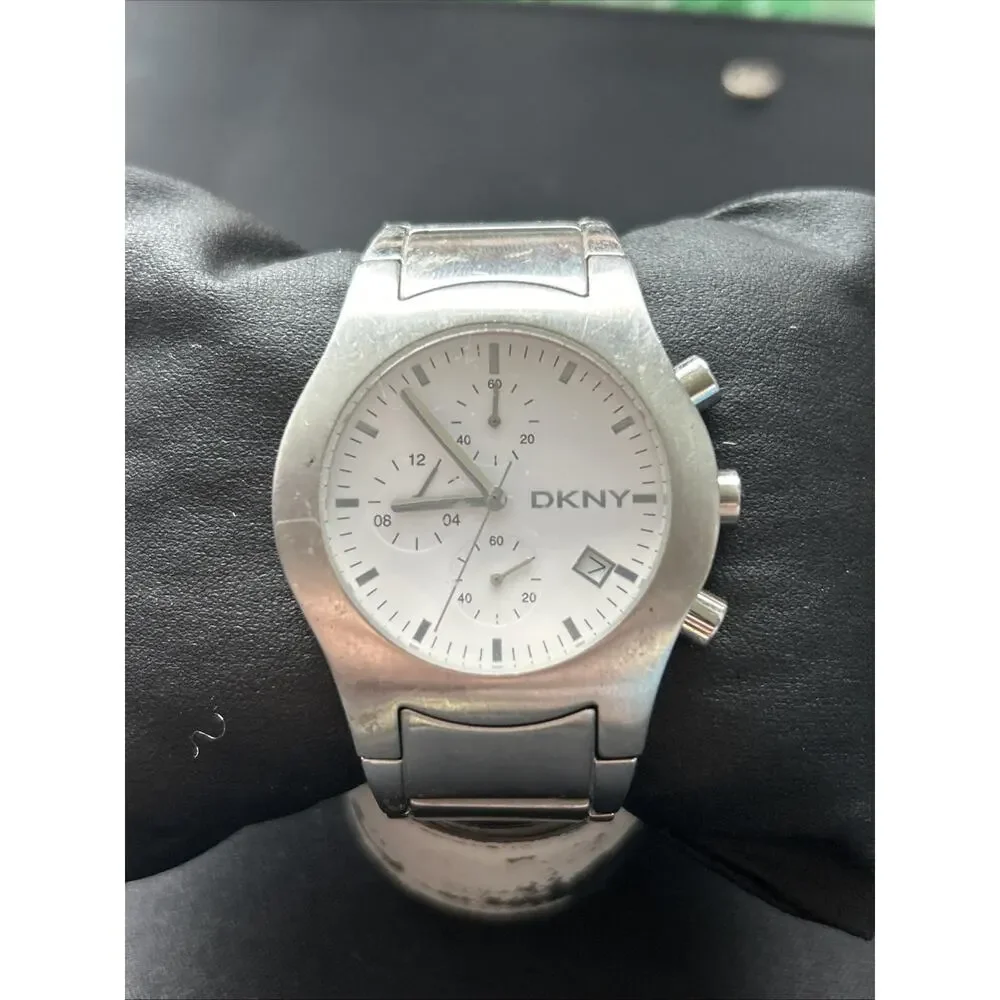 DKNY Silver Tone Men’s Chronograph Watch